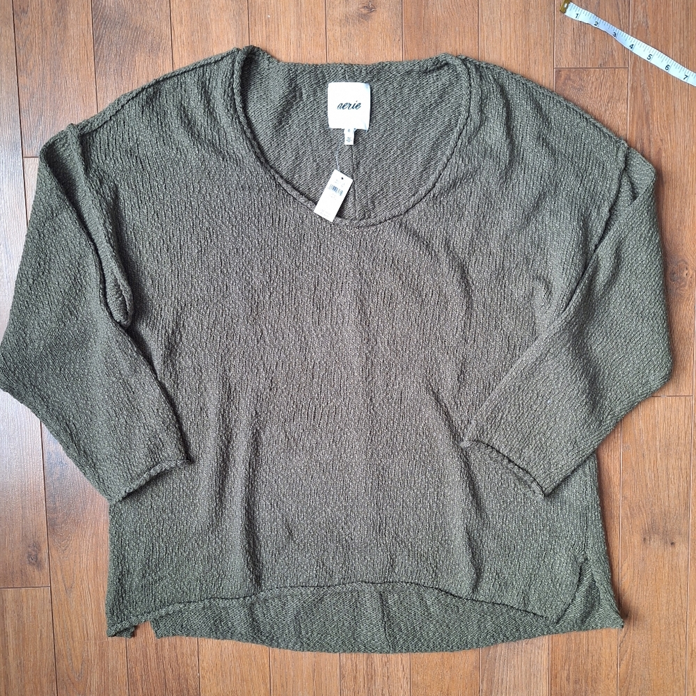 NWT-Aerie Women's Olive Sweater Size XL